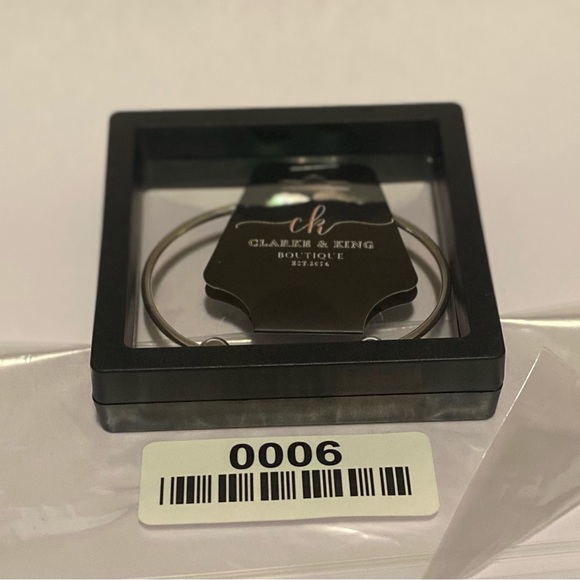 New 925 Sterling Silver Minimalist Double Ball Bangle - Picture 6 of 6